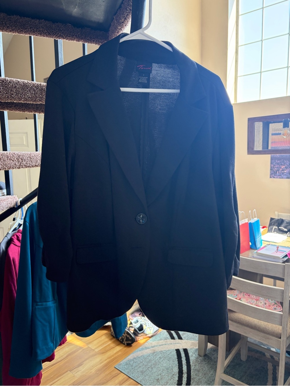 Black Torrid Single-Button Blazer